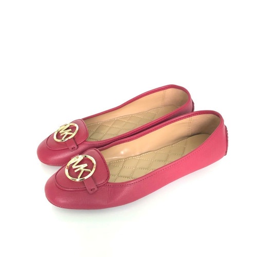 MICHAEL KORS LILLIE MOC FLATS BERRY