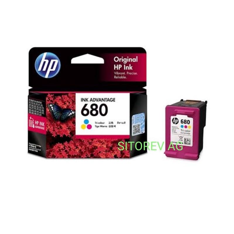 HP 680 COLOR CARTRIDGE ORIGINAL For HP 2135 1115 4675