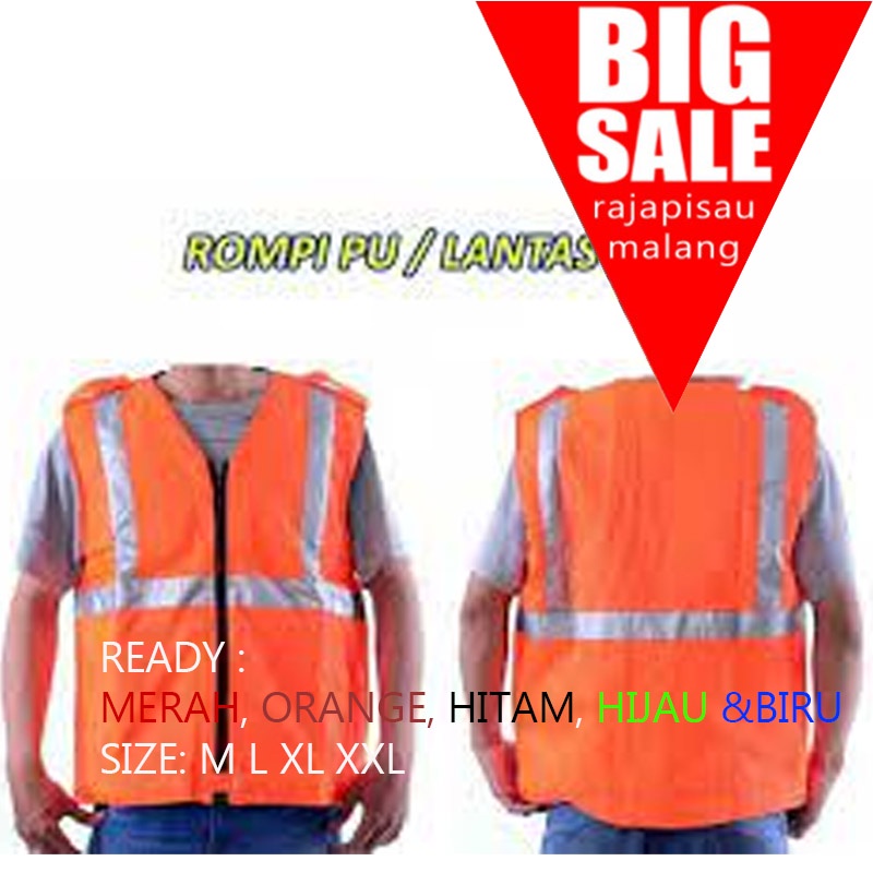 Rompi proyek/rompi parkir/rompi safety