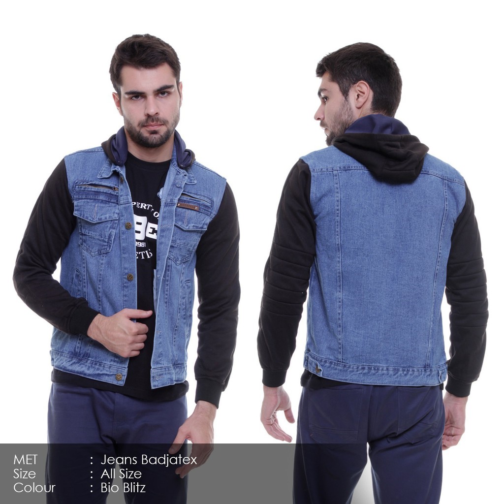 [COD]Best Seller jaket terbaru 2022 Jaket Jeans jaket Denim jaket hitam sablon jaket terbaru Dengan Design Style Kekinian|Jaket Jeans JAKET JEANS ARIEL