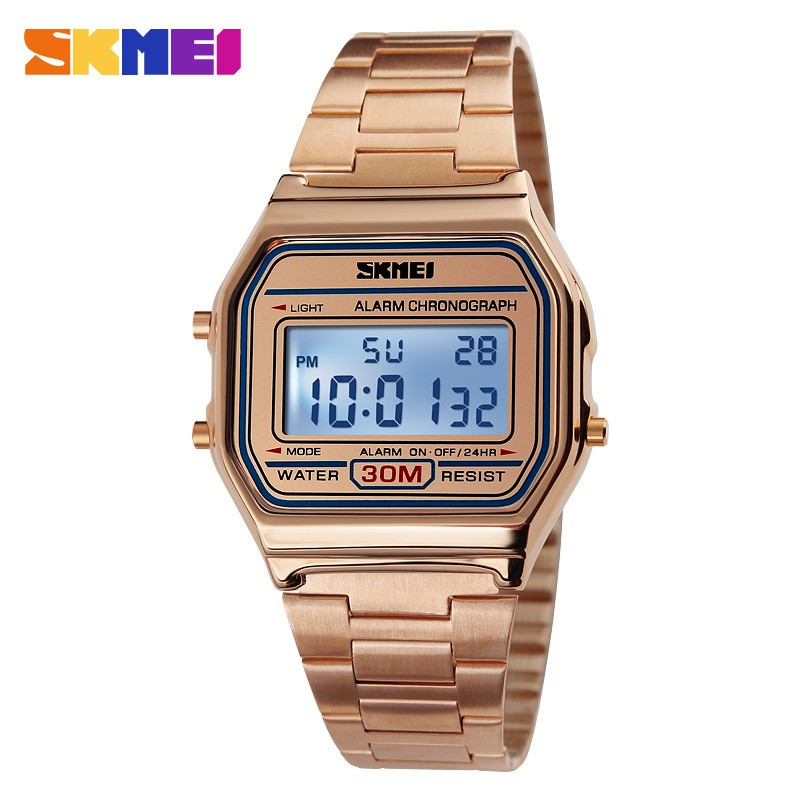 SKMEI Jam Tangan EMWS3FRG Digital - DG1123 - Rose Gold