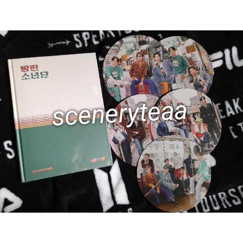 OFFICIAL DIARY SEASON GREETING BTS 2021 & MINI POSTER