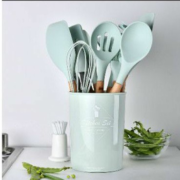 SET UTENSIL SILICON 11Pc