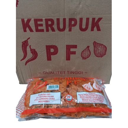 

kerupuk pedas pf Medan cap cabe bawang 500 gram