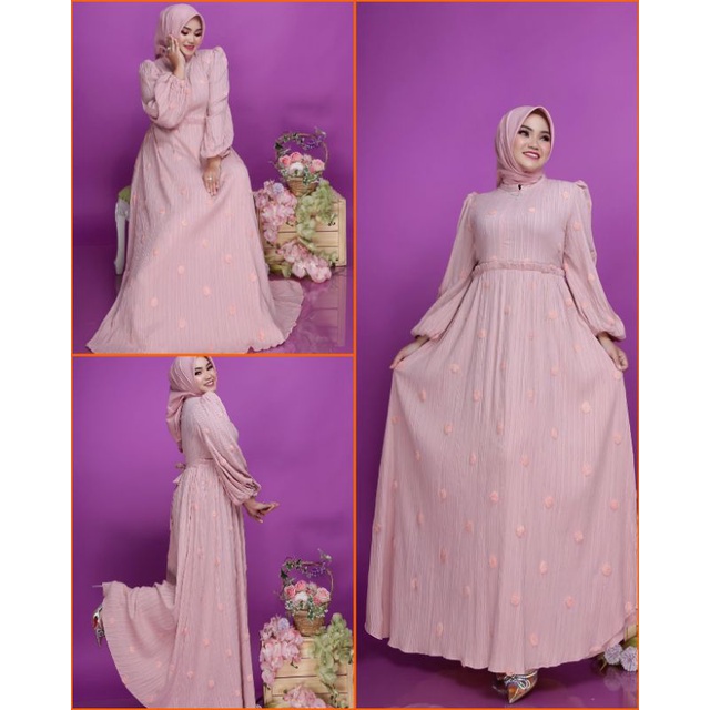 KUINA DRESS POM-POM by Hanasangka