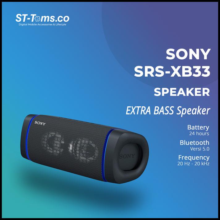 Sony Srs-Xb33 / Srs Xb33 Extra Bass Portable Bluetooth Speaker