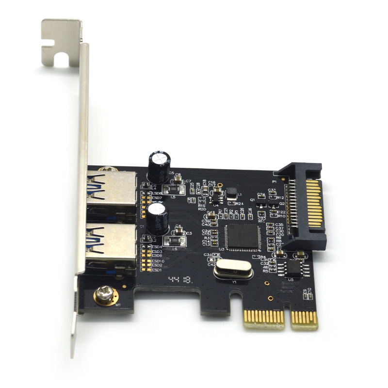 Kartu Ekspanding btsg 2port PCI-E to USB C 3.0, PCI Internal 5Gbps Untuk Express Type-C