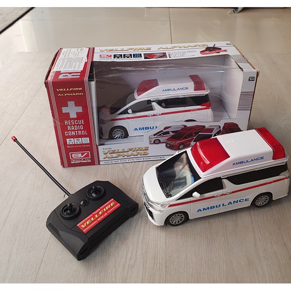 PROMO MAINAN RC AMBULANCE MOBIL  ALPHARD  REMOTE  CONTROL 