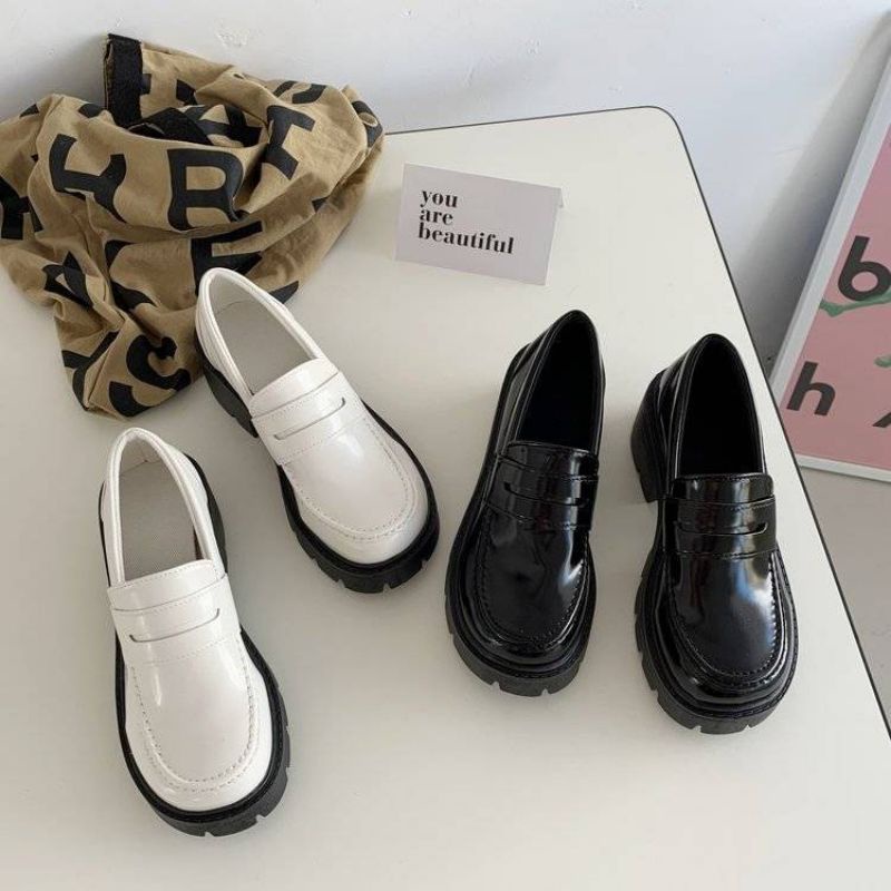 MYSTYLE Yuna Korea Design Sepatu Oxford Fashion Wanita Import