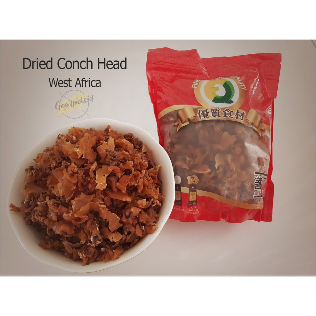 

Dried Conch Head West Africa (IRISAN)450gr/ dried sea snail/ Hai Luo/ Keong Laut