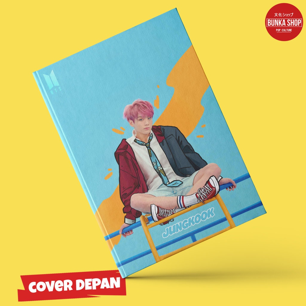 

Notebook KPOP BTS Art Jungkook Hardcover A5 Buku Tulis Catatan Notes Agenda Planner Jurnal