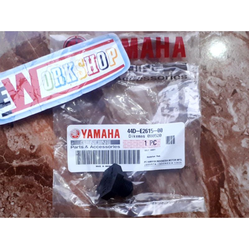 Baut + Sil Oring Pembuangan Kuras Air Radiator - Xeon Asli Yamaha 44D-E2615-00