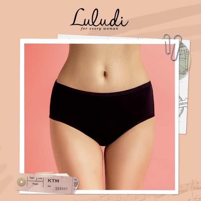 Luludi By Wacoal Basic Collection Panty Maxi LP 6003 / Celana Dalam