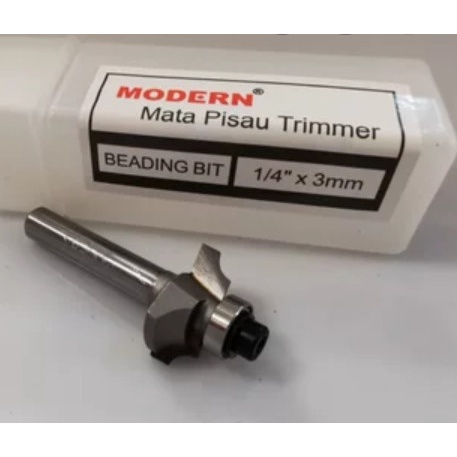 Mata Profil Beading Bit 3 mm 1/4" shank router bit trimmer