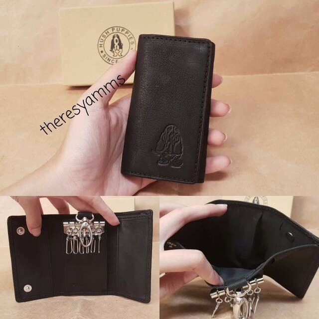 BEST SELLER Gantungan Kunci Mobil Motor Dompet STNK Hush Puppies