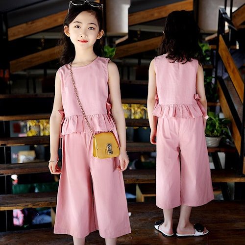 Baju Anak Perempuan setelan Anak Cewek Korea Murah Kode G - 22 K42