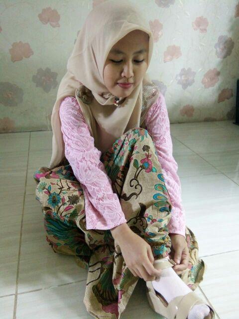 Couple Cindrawasih Maxi Gamis Premium Sogan Sarimbit Gamis Batik Klok Muslim Pesta