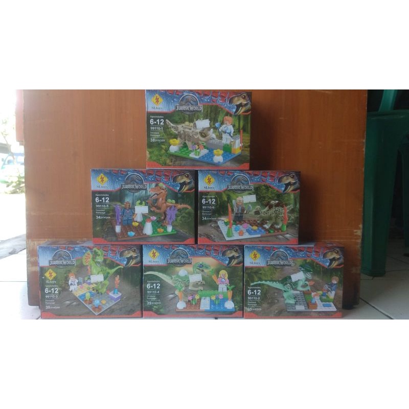 Mainan lego dinosaurus jurassic world