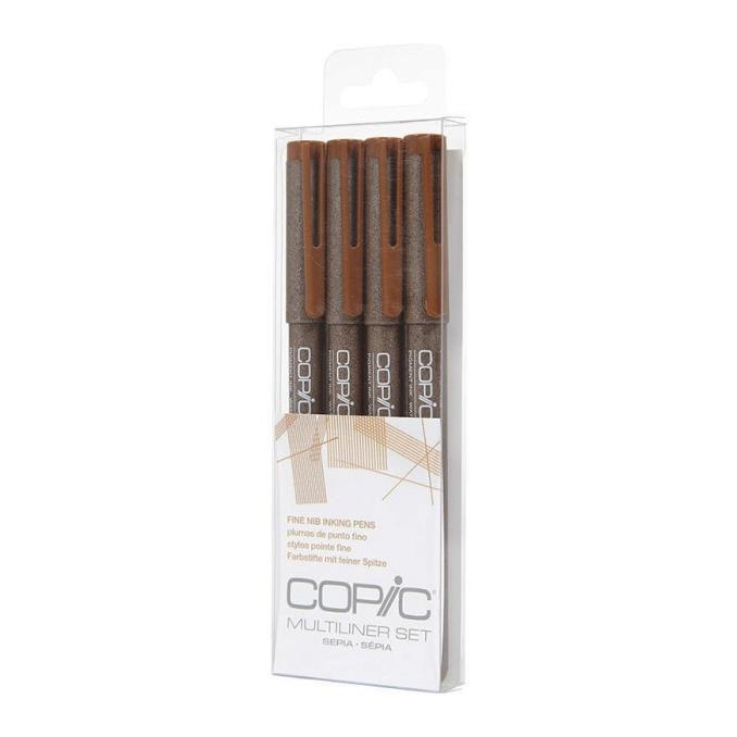 

COPIC Multiliner Set 4-pcs Sepia