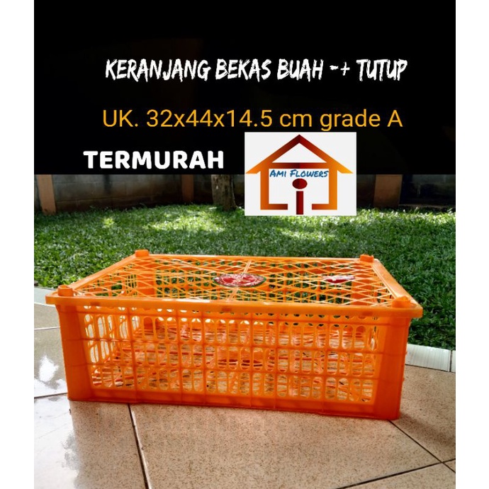 keranjang bekas buah - rak keranjang- keranjang plastik - keranjang serbaguna