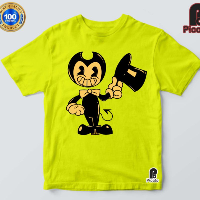 Kaos anak anak  bendy bahan premium