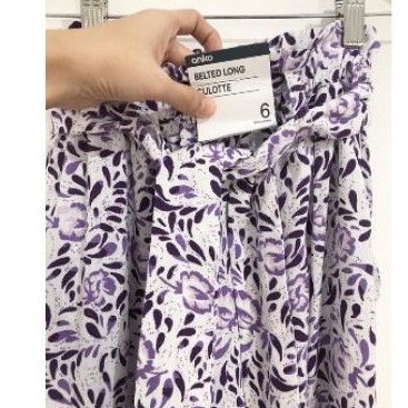ANKO BELTED CULOTTE-KULOT WANITA