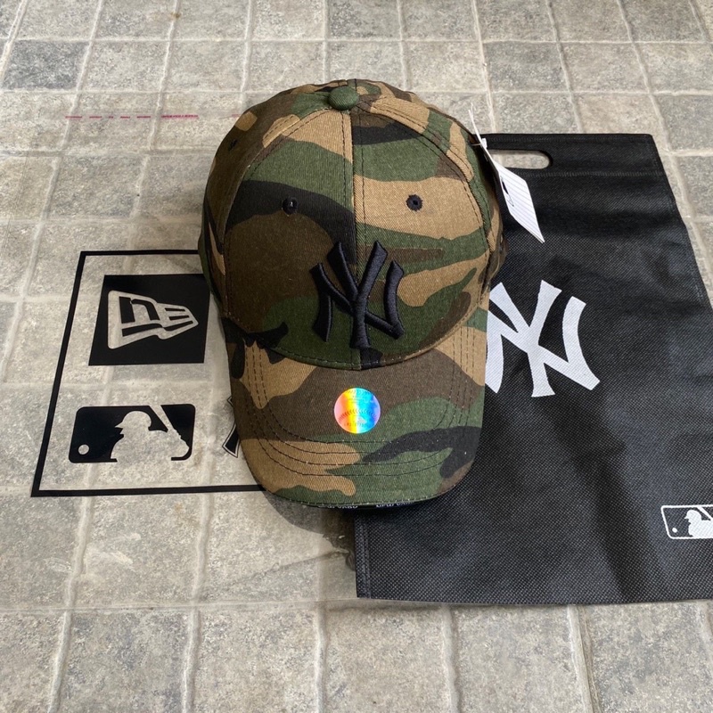MLB NY CAP CAMO MINIFONT