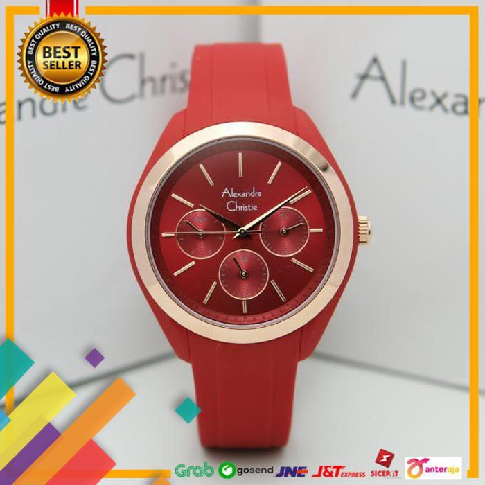 DEAL.. ALEXANDRE CHRISTIE AC 2833 ROSEGOLD RED. GARANSI RESMI 1TAHUN ..TERBARU