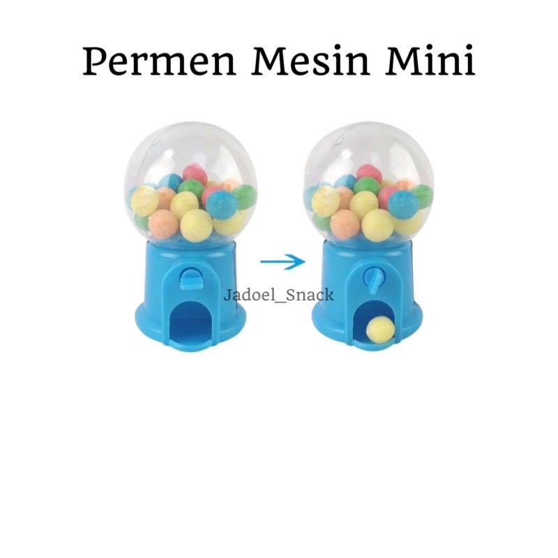 Mesin Permen Mini + GRATIS Permen | Candy Machine | Alat Putar Permen | Mainan Edukasi Snack Snak Jajan Anak Balita