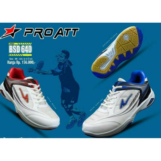 Sepatu olahraga badminton pria ORIGINAL PRO ATT BSD 640