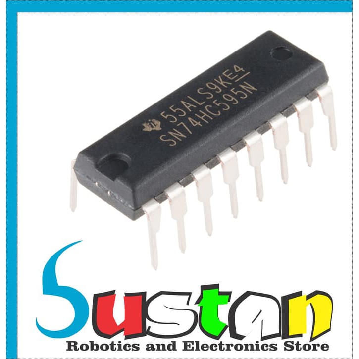 

Jual 74HC595 SN74HC595N 8 Stage Serial Shift Register DIP-16p 74595 74HC Murah