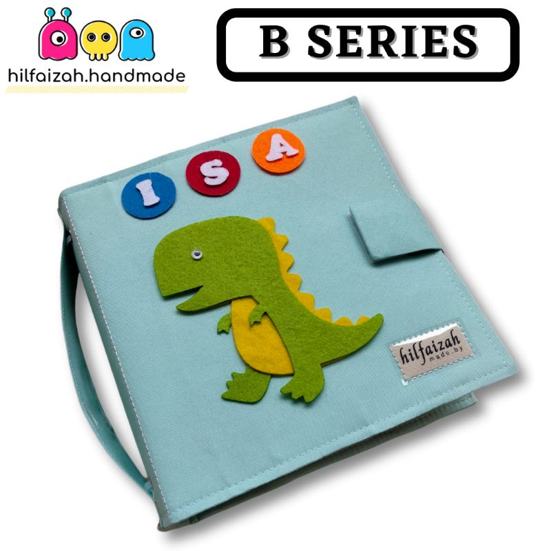 

B SERIES - Buku Kain Flanel - Busy Book - Mainan Edukasi Anak - Quiet Book
