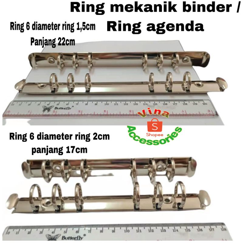 

1pcs ring mekanik binder / ring agenda