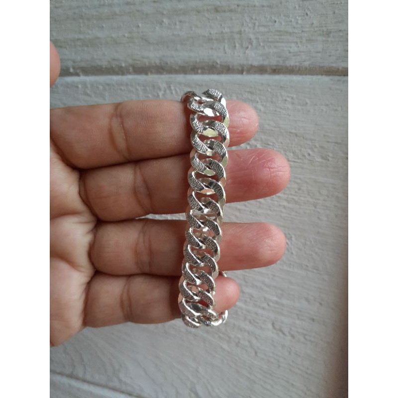 GELANG PERAK MURNI SISIK NAGA