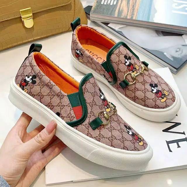 Mickey gucci slip on