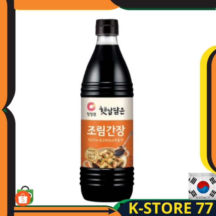 

KOREAN FOOD/SAUS KOREA CHUNG JUNG ONE SOY SAUCE JORIM GANJANG 840 ML-KECAP ASIN KOREA IMPORT ORI