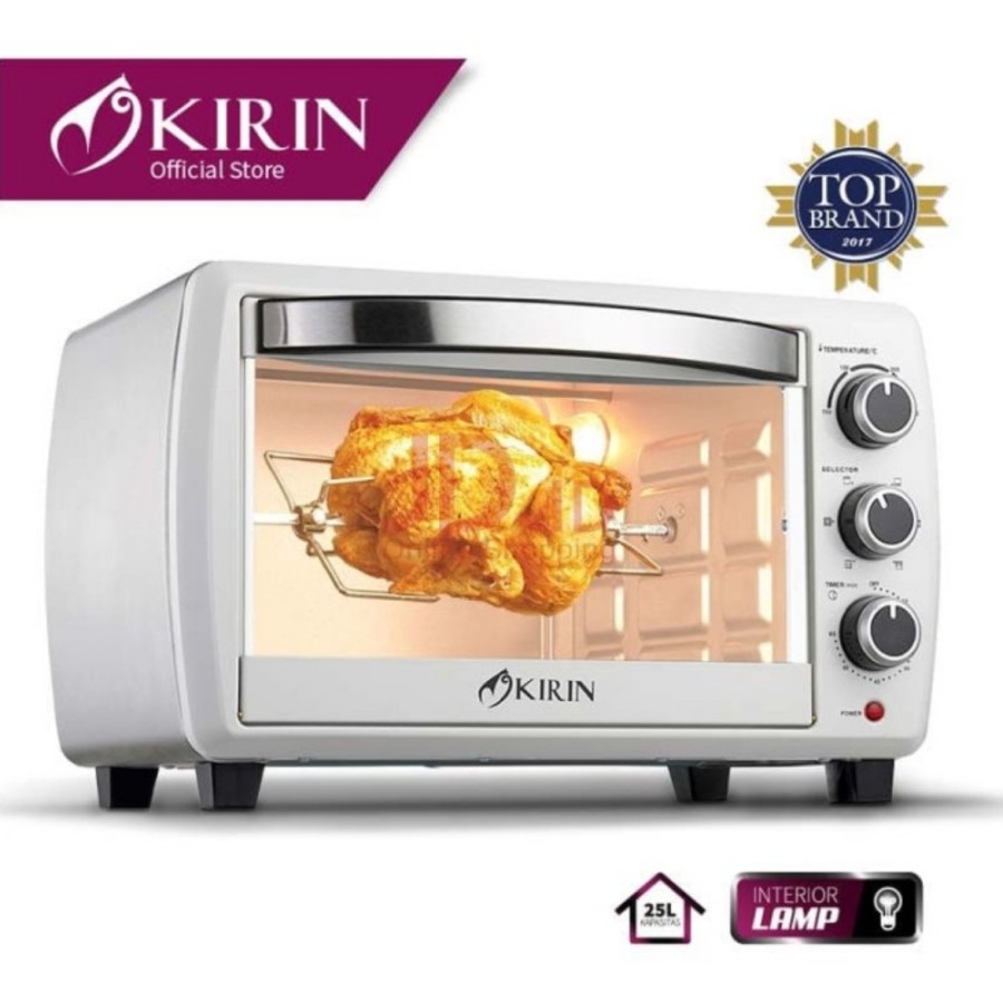 Oven Listrik Kirin 25 Liter KBO-250RA / Pemanggang Makanan