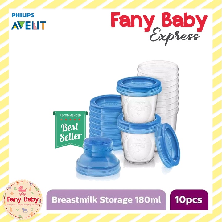 PHILIPS AVENT BREASTMILK STORAGE CUP 180ML