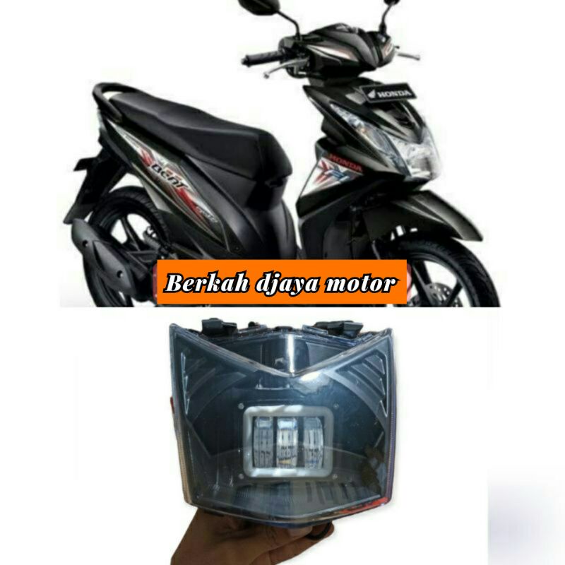 Lampu daymaker beat fi lead beat 2013-2015 lampu depan beat