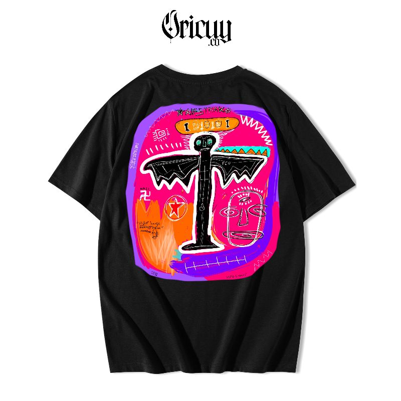 T-SHIRT ABSTRAK SKATEDAY ALIPJON - KAOS SENI ABSTRAK