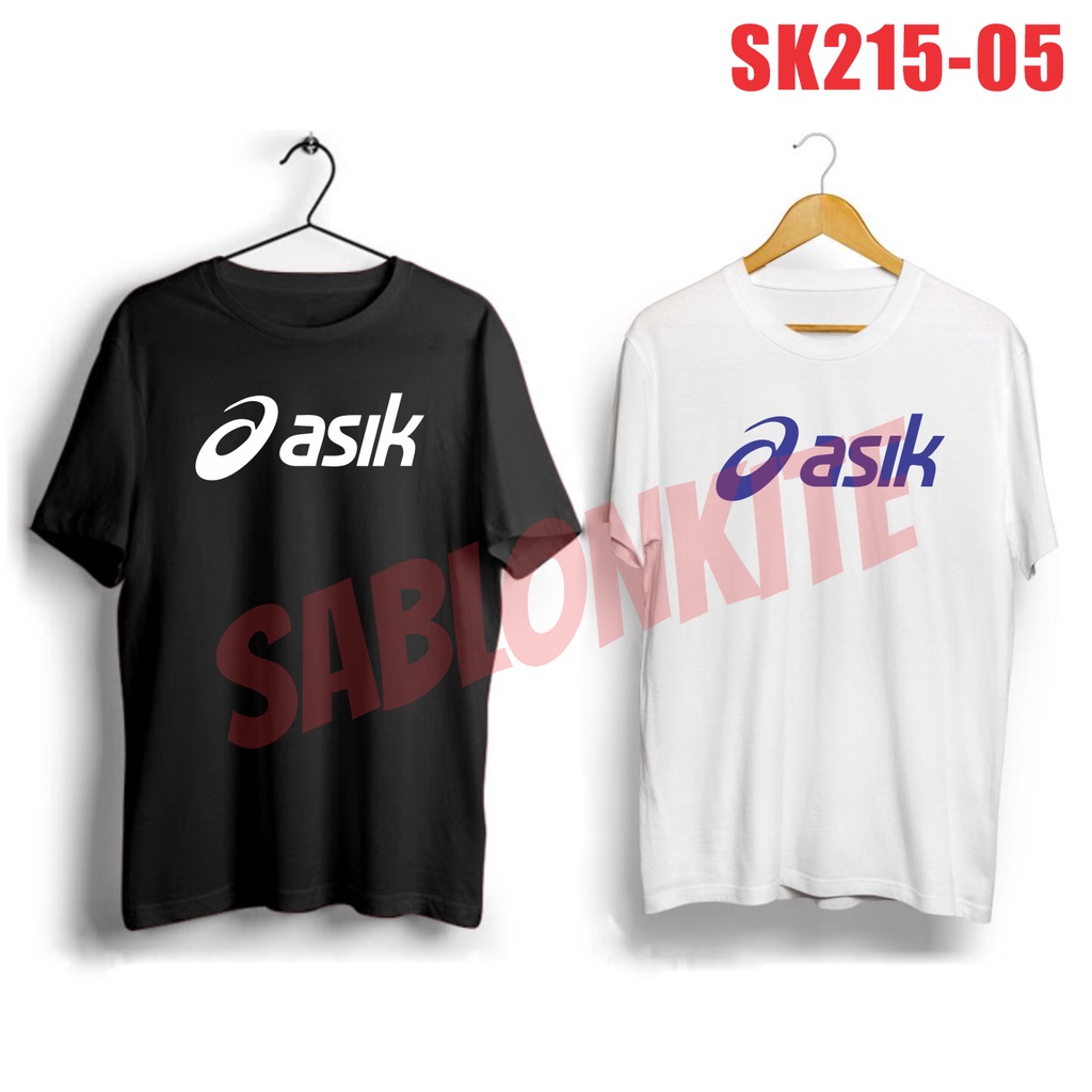 MURAH!!! KAOS PLESETAN ASIK SK215 LOGO LOGO LUCU BAHAN KAOS COMBED 30S