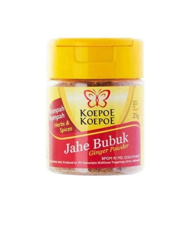 Koepoe Jahe Bubuk 25gr Ginger Powder Kupu