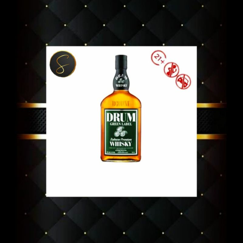 whisky drum Green Label 700 ml