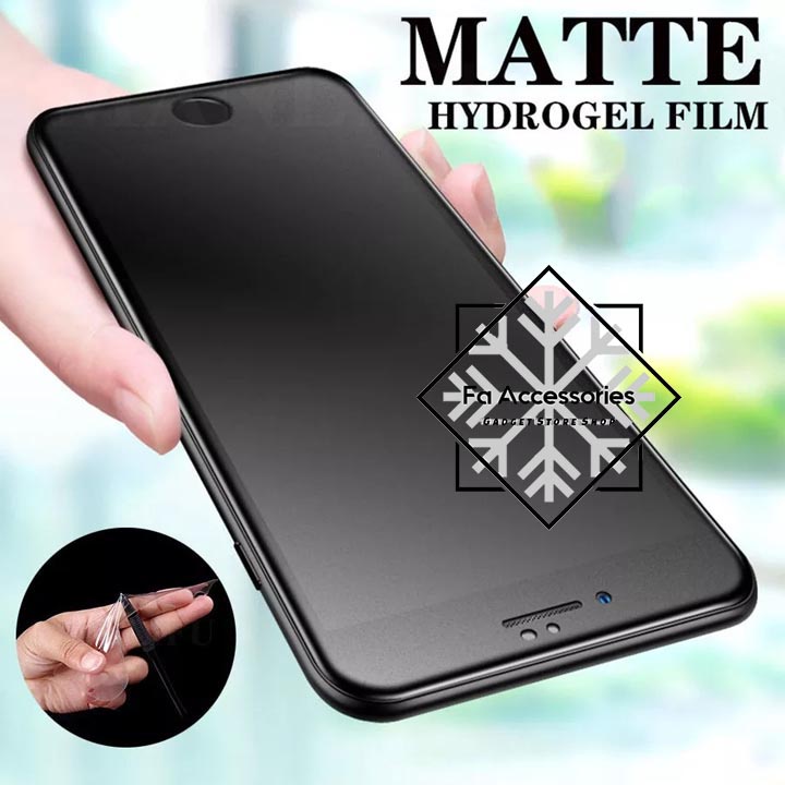 FA ANTI GORES JELLY HYDROGEL MATTE SHARP AQUOS SENSE ZERO 2 4 4PLUS S3 S3MINI R R2 R3 V V6 6 PLUS MINI COMPACT FULL SCREEN PROTECTOR SHOCK