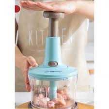 Blender Kapsul Manual 2L Chopper Blender Tekan 3 in 1 Multifungsi Penggiling Pencacah Daging Sayur