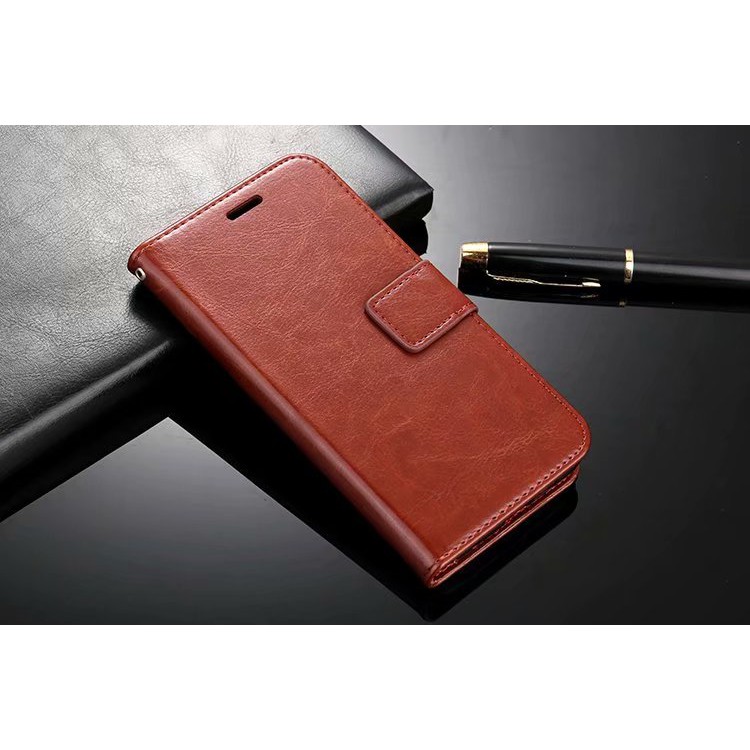 Nokia 5.1 Plus Nokia X5 Leather Case Casing Kulit Flip Wallet Cover