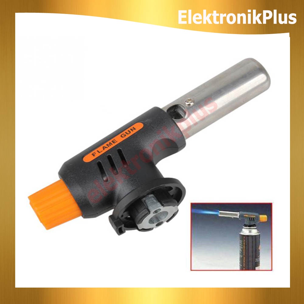 Firetric Flame Gun Portable Gas Torch - Black/Yellow