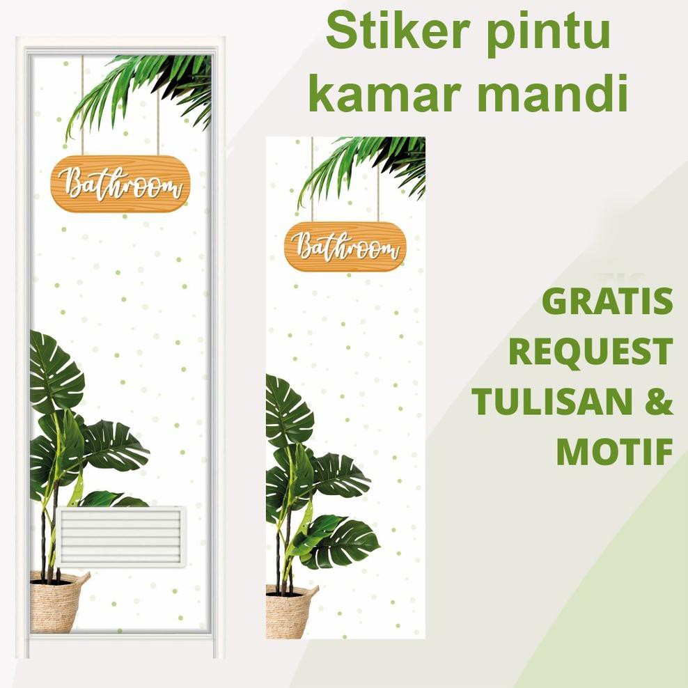 DISCOUNT New Stiker  Pintu  Kamar  Mandi  Motif A3 KODE 6969 