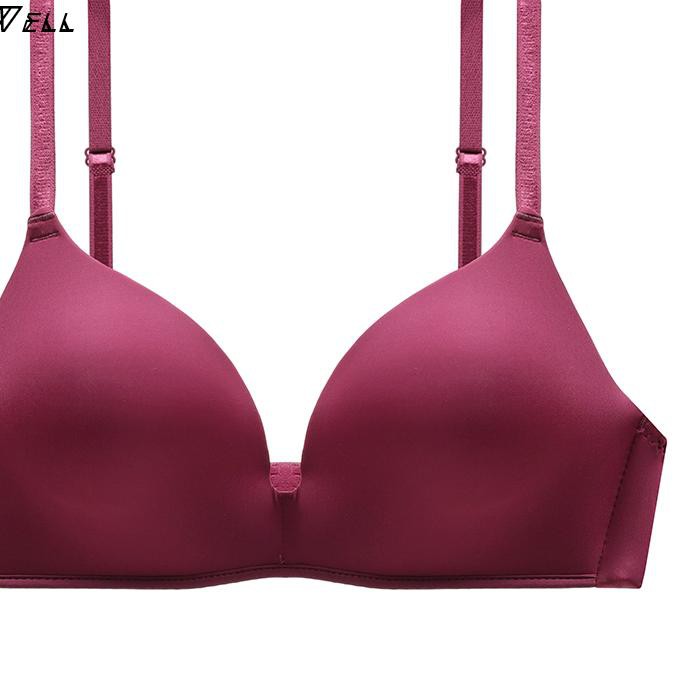 ❀ 【HUGWELL】Ladies No Steel Ring Bra Four-Color Four-Size 32-38 ☇