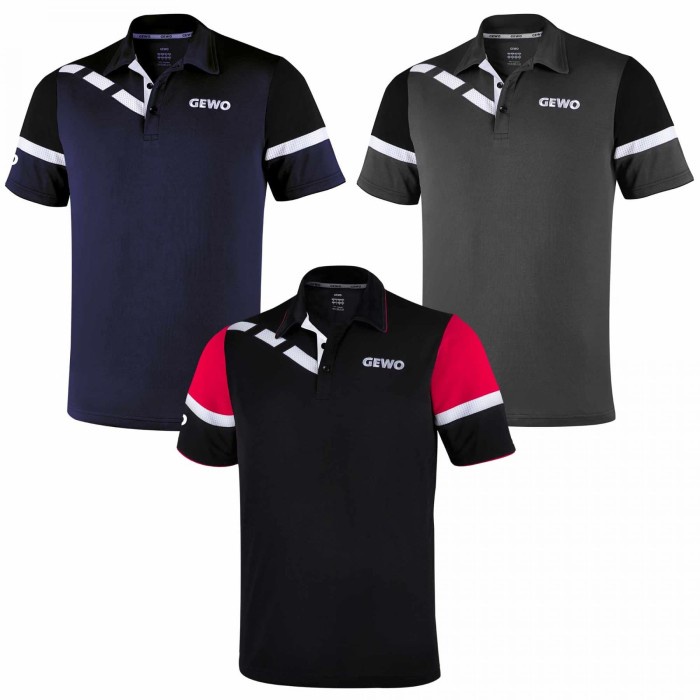 Kaos Jersey Gewo original Livias tenis meja ping pong - NAVY BLACK